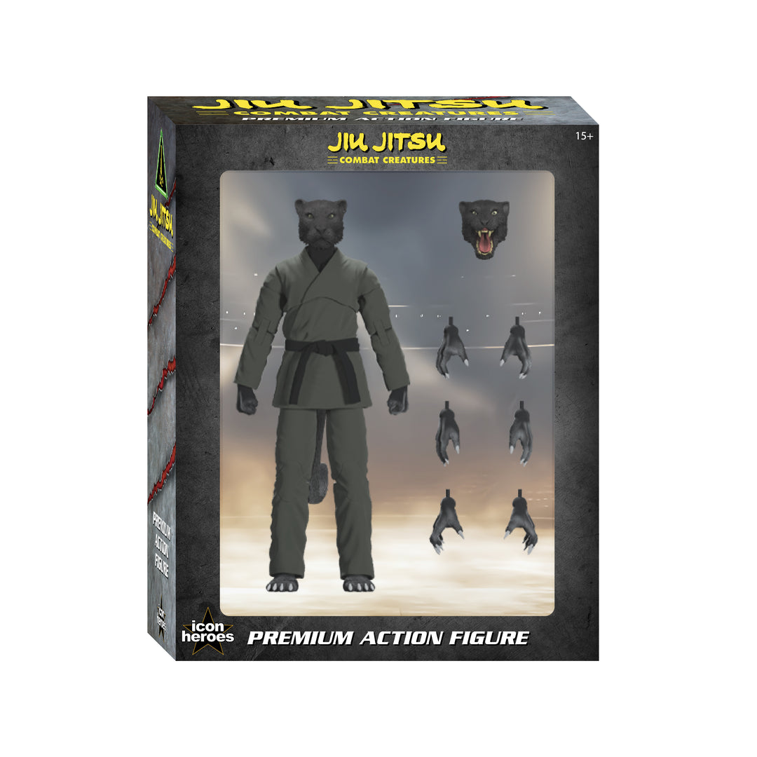 Jiu Jitsu Combat Creatures Paulo the Panther Action Figure