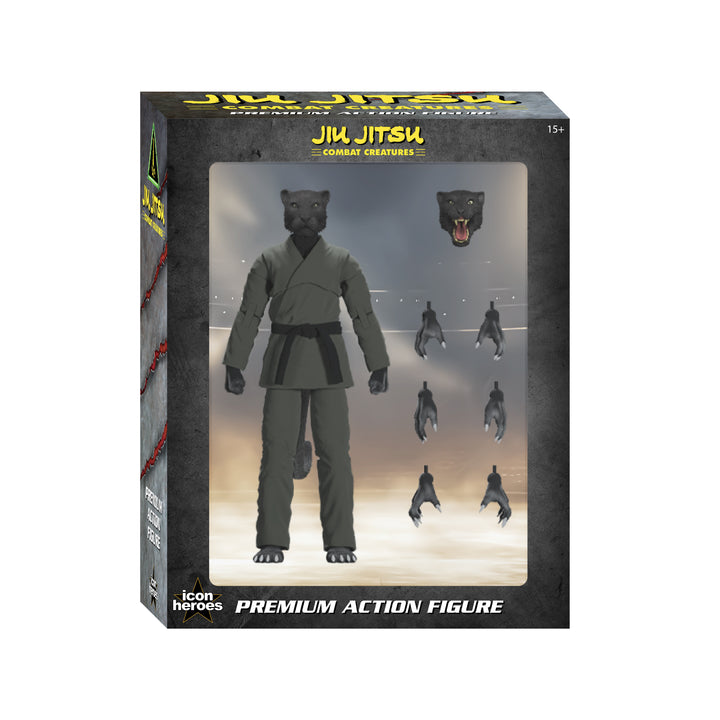 Jiu Jitsu Combat Creatures Paulo the Panther Action Figure