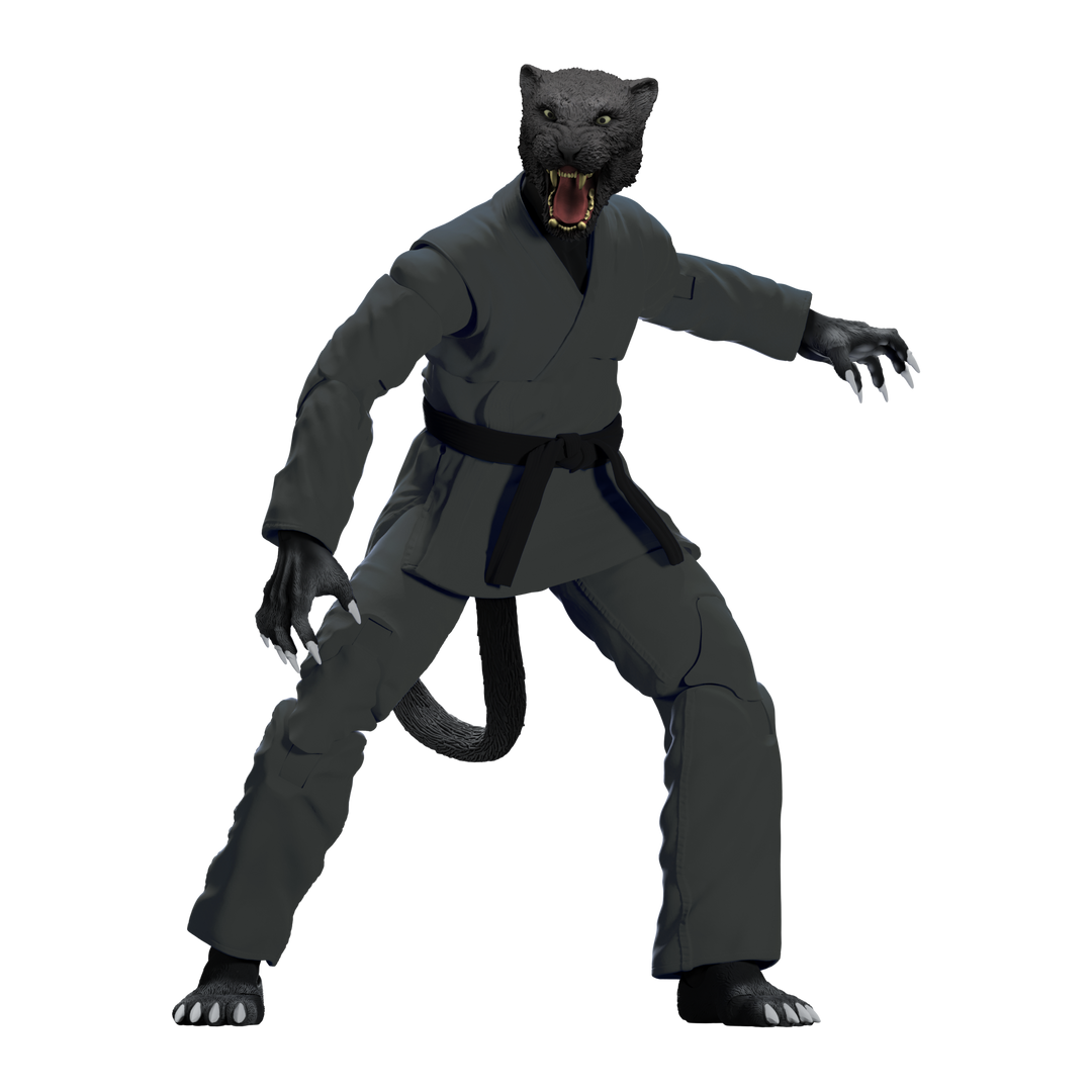 Jiu Jitsu Combat Creatures Paulo the Panther Action Figure