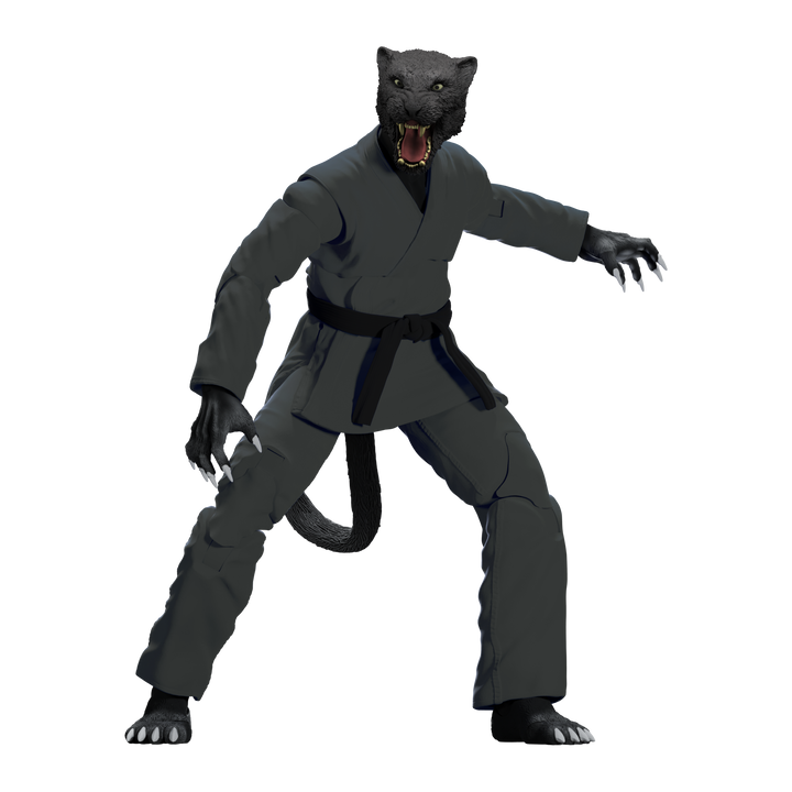 Jiu Jitsu Combat Creatures Paulo the Panther Action Figure