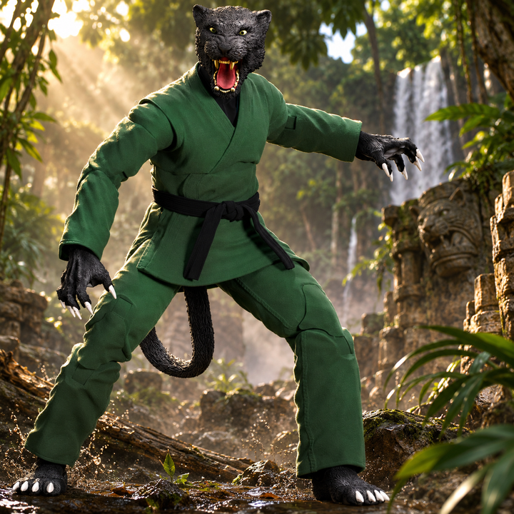 Jiu Jitsu Combat Creatures Paulo the Panther Action Figure