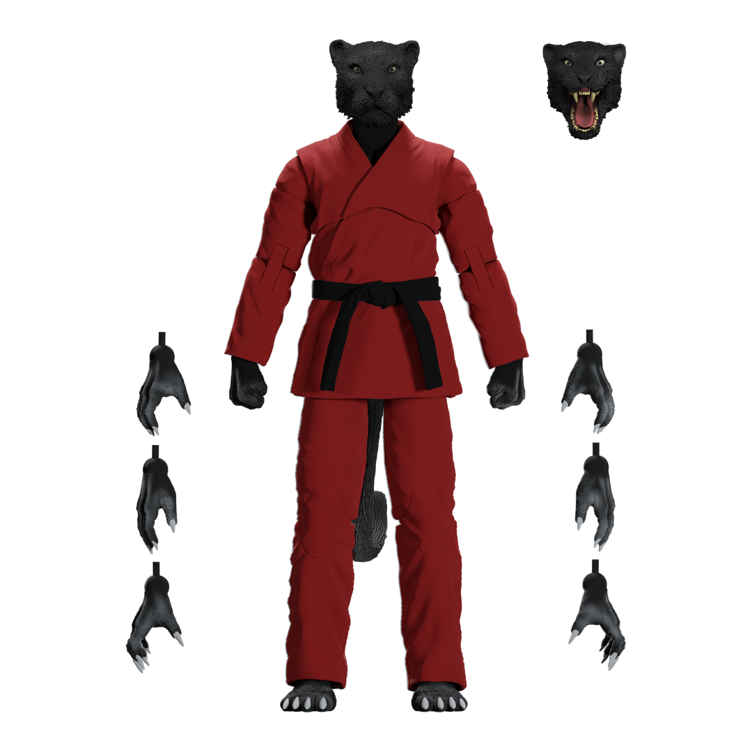 Jiu Jitsu Combat Creatures Paulo the Panther Action Figure - Icon Heroes 