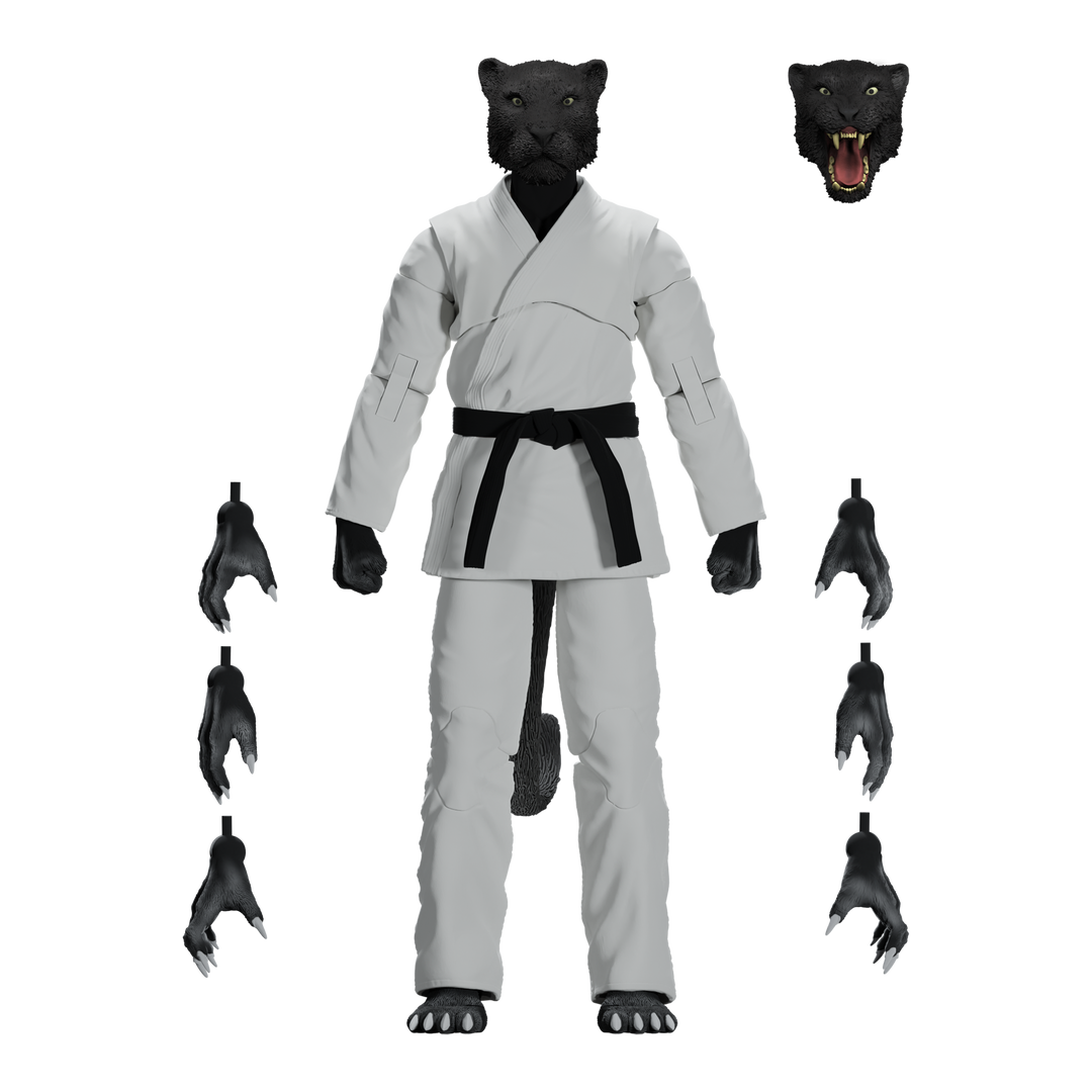 Jiu Jitsu Combat Creatures Paulo the Panther Action Figure - Icon Heroes 