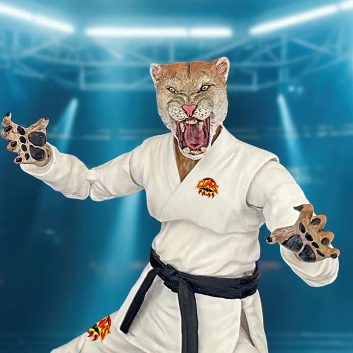 Jiu Jitsu Combat Creatures Pounce the Puma Action Figure