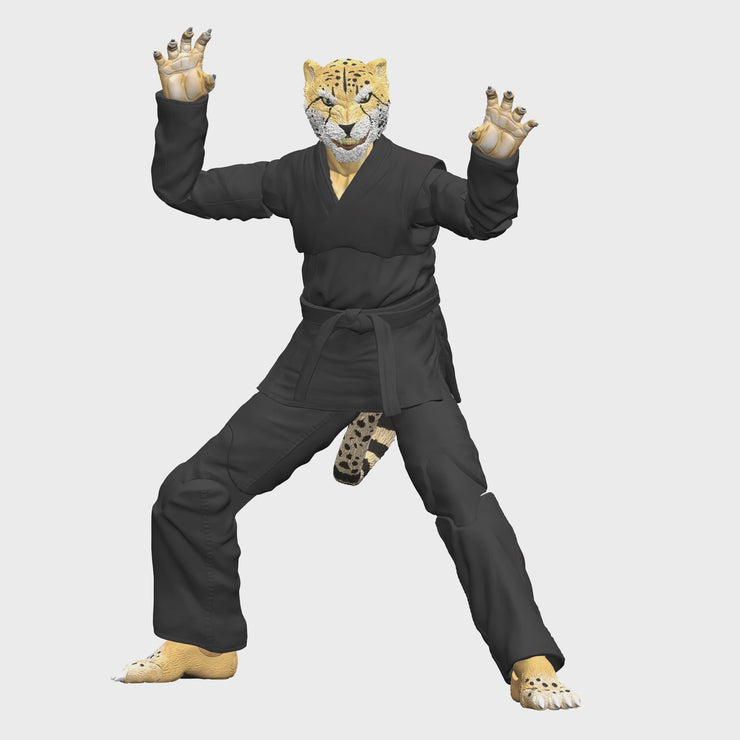 Zoo Jitsu Fighters Chico the Cheetah Action Figure | Icon Heroes
