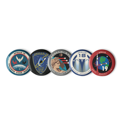 For All Mankind Pin Buttons Set 1 - Icon Heroes 