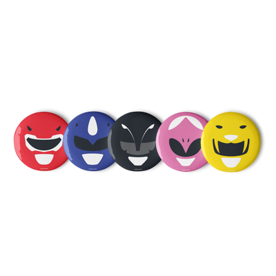 Power Rangers Pin Buttons Set 1 - Icon Heroes 