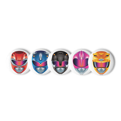 Power Rangers 30th Anniversary Pin Buttons Set - Icon Heroes 