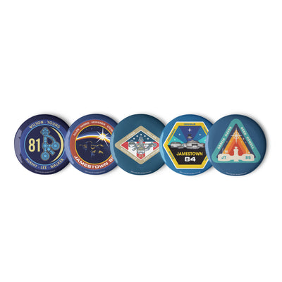 For All Mankind Pin Buttons Set 4 - Icon Heroes 