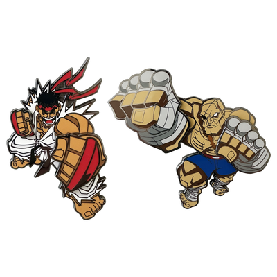 Street Fighter Action Pins Combo - Icon Heroes 