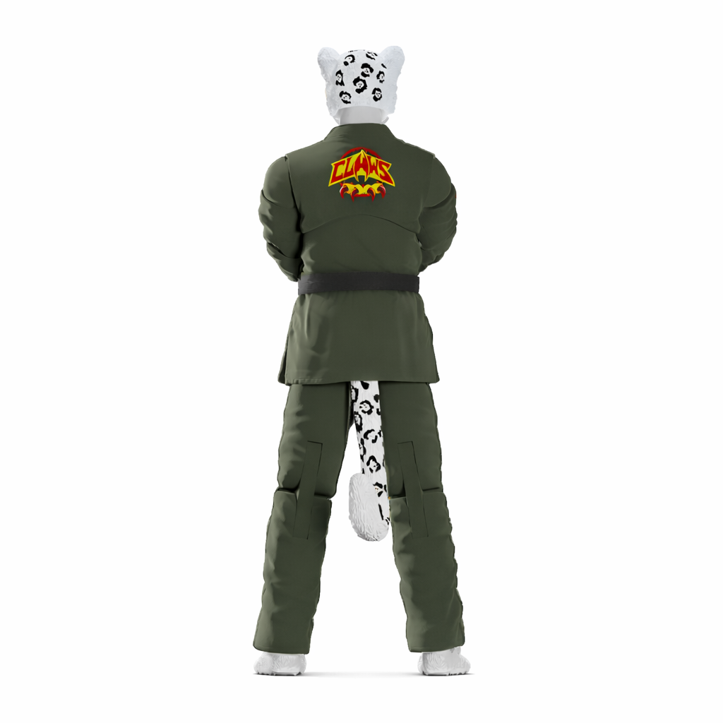 Jiu Jitsu Combat Creatures Shadow 'Ice' the Snow Leopard Action Figure - Icon Heroes 