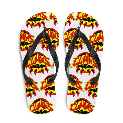 Zoo Jitsu Fighters CLAWS Logo Flip-Flops - Icon Heroes 