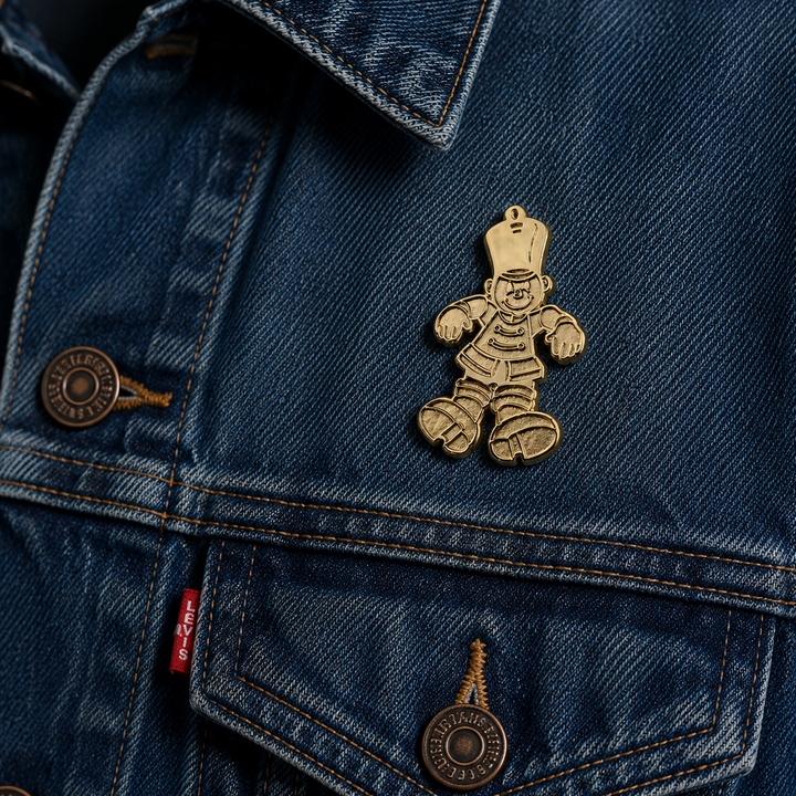 KB Toys 80th Gold Toy Soldier Enamel Pin – SDCC Exclusive