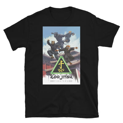Zoo Jitsu Fighters CLAWS Characters Short-Sleeve Unisex T-Shirt - Icon Heroes 