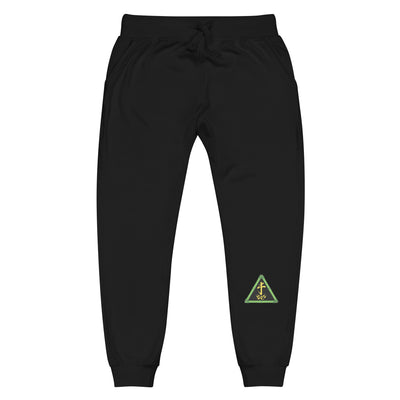 Zoo Jitsu Fighters ZJ Triangle Unisex fleece sweatpants - Icon Heroes 