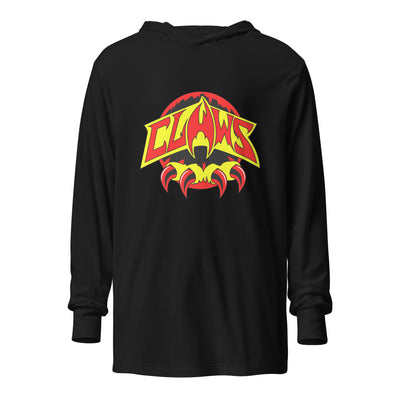 Zoo Jitsu Fighters CLAWS Logo Hooded Long-Sleeve Tee - Icon Heroes 