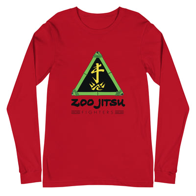 Zoo Jitsu Fighters Logo Unisex Long Sleeve Tee - Icon Heroes 