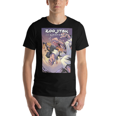 Zoo Jitsu Fighters Unisex t-shirt by Ale Garza - Icon Heroes 
