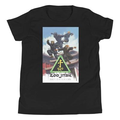 Zoo Jitsu Fighters CLAWS Characters Youth Short Sleeve T-Shirt - Icon Heroes 