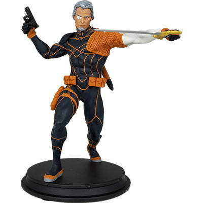 DC Comics Exclusive Deathstroke Unmasked Rebirth Statue - Icon Heroes 