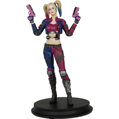 DC Comics Injustice 2 Harley Quinn (Pink Jacket) Deluxe Statue - Icon Heroes 