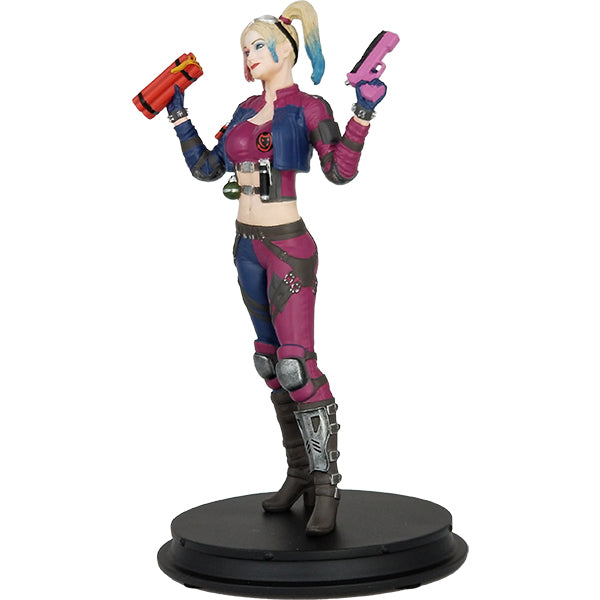 DC Comics Injustice 2 Harley Quinn (Pink Jacket) Deluxe Statue - Icon Heroes 