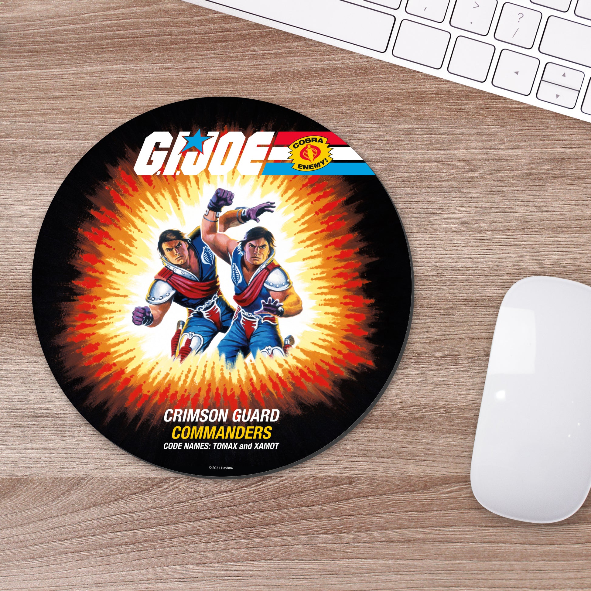 G.I. Joe Tomax X Xamot Retro Mouse Pad - Available 2nd Quarter 2022 - Icon Heroes 