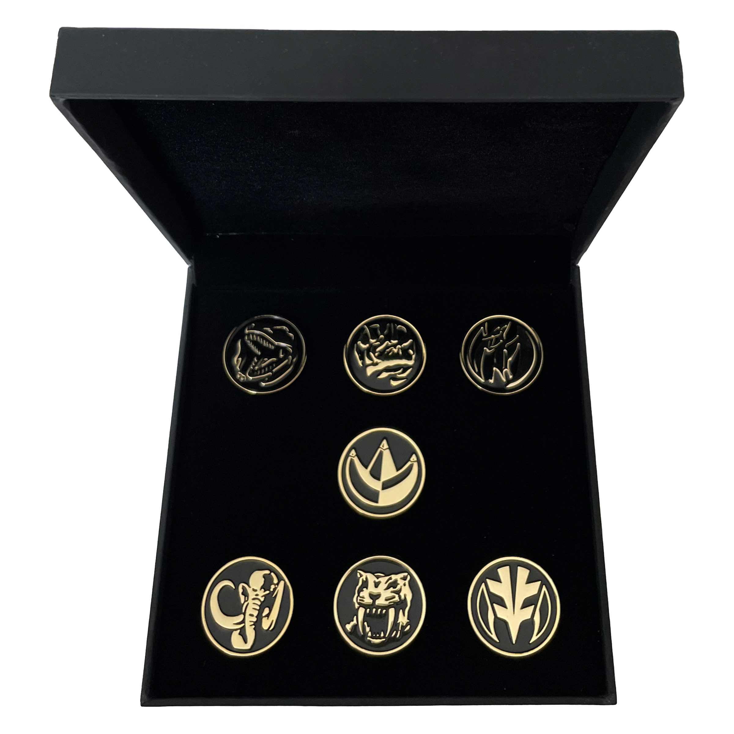 Power Rangers Power Coins 24k Pins San Diego Comic Con SDCC Icon Heroes ...