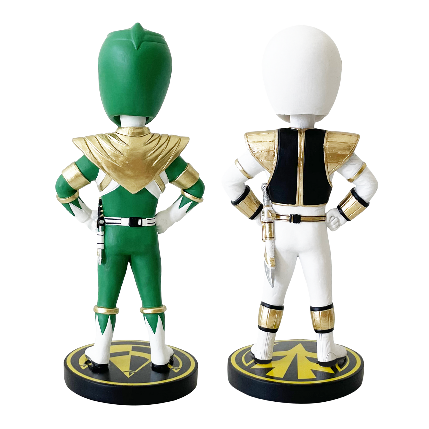 Power Rangers Green Ranger X White Ranger Bobbleheads (SDCC Exclusive) - Available 3rd Quarter 2023 - Icon Heroes 