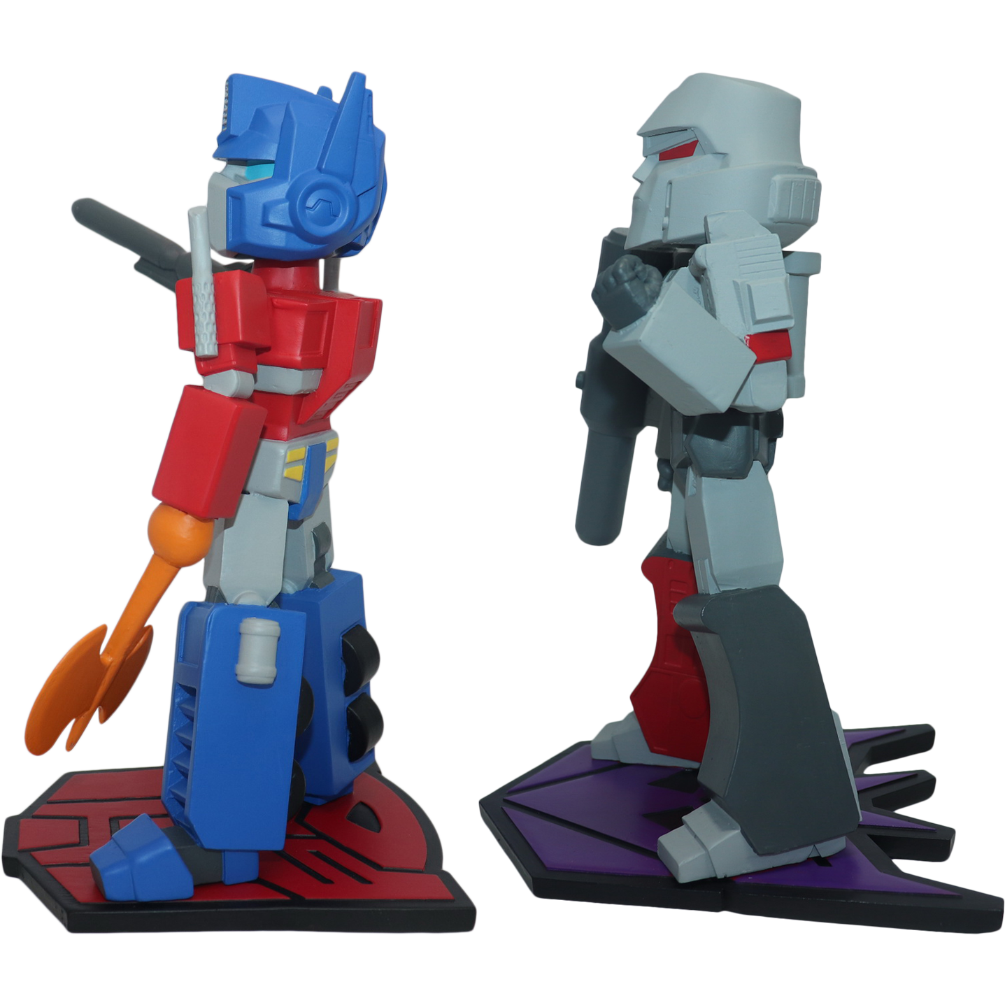 Transformers Optimus Prime vs Megatron Bobblehead Set - Icon Heroes 