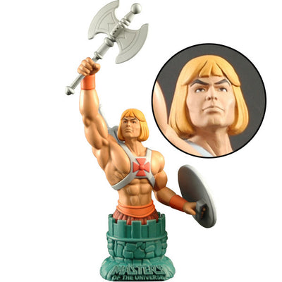 Masters of the Universe He-Man with Battle Axe and Shield Mini Bust Paperweight - Icon Heroes 