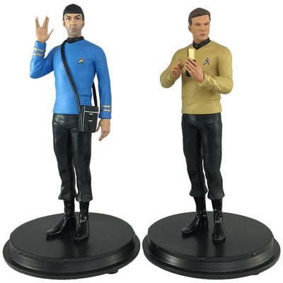 Exclusive Star Trek TOS Kirk and Spock Statue Paperweight Two-Pack - Icon Heroes 