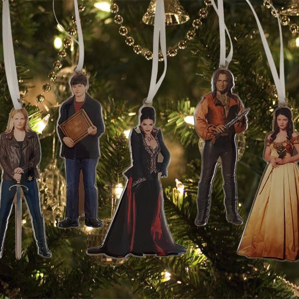 Once Upon a Time Metal Ornaments Set of 8 - Icon Heroes 