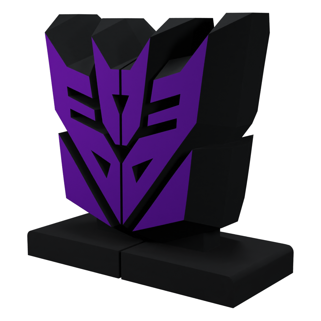 Transformers Decepticon Faction Bookend - Available 1st Quarter 2023 - Icon Heroes 