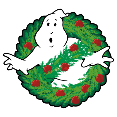 Ghostbusters Christmas Wreath Logo Enamel Pin (Comic Con Exclusive) - Icon Heroes 