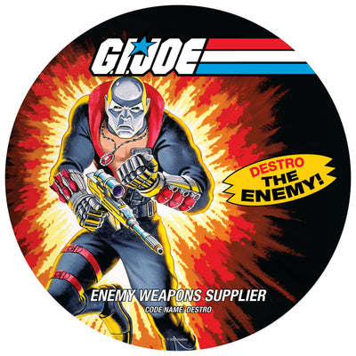 G.I. Joe Destro Retro Mouse Pad - Available 2nd Quarter 2022 - Icon Heroes 