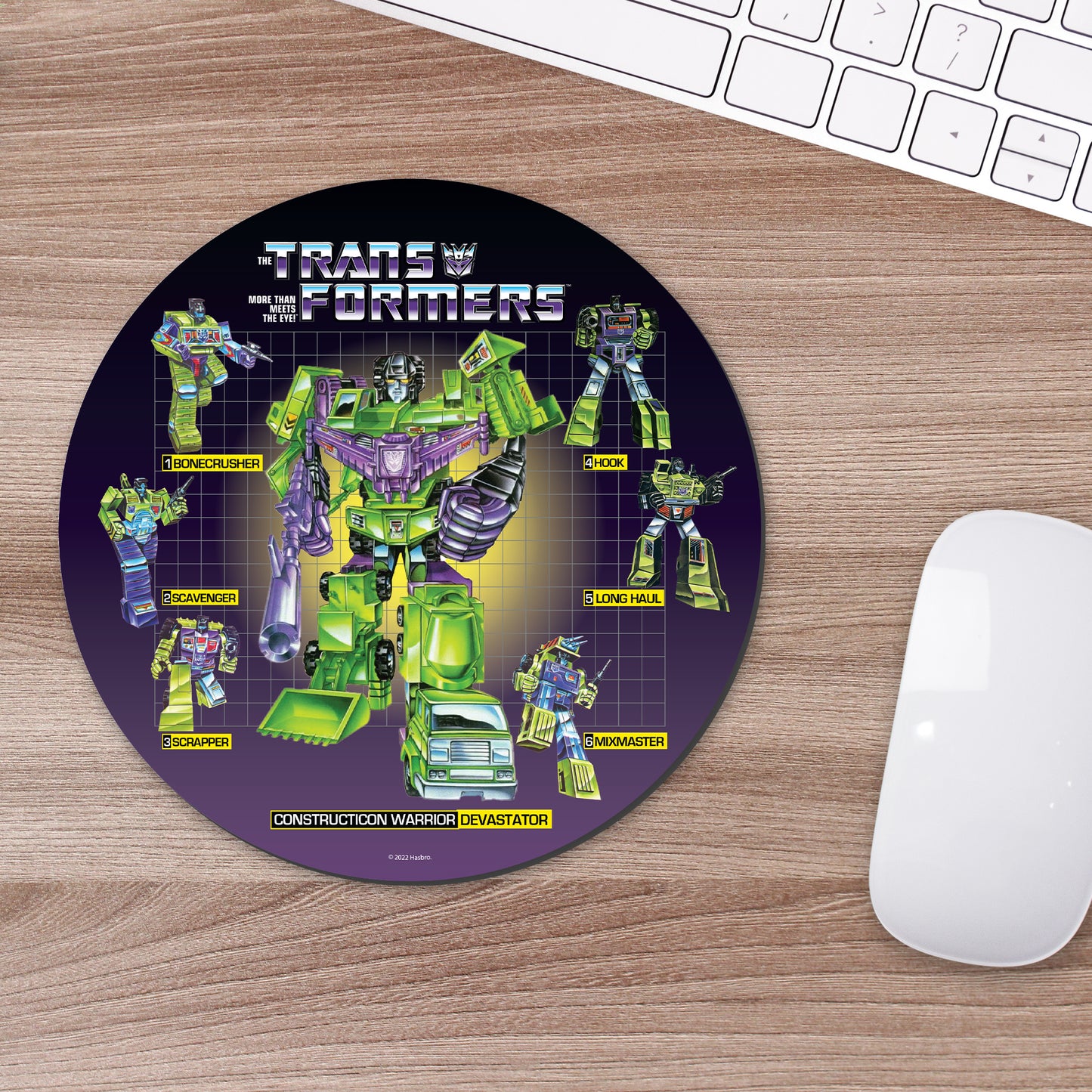 Transformers Devastator Retro Mouse Pad - Available 2nd Quarter 2022 - Icon Heroes 