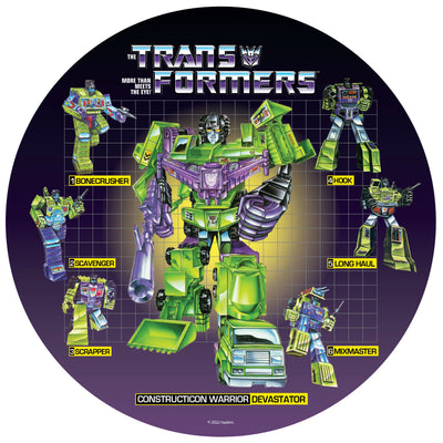 Transformers Devastator Retro Mouse Pad - Available 2nd Quarter 2022 - Icon Heroes 