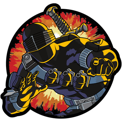 G.I. Joe Snake Eyes Retro Mouse Pad - Icon Heroes 