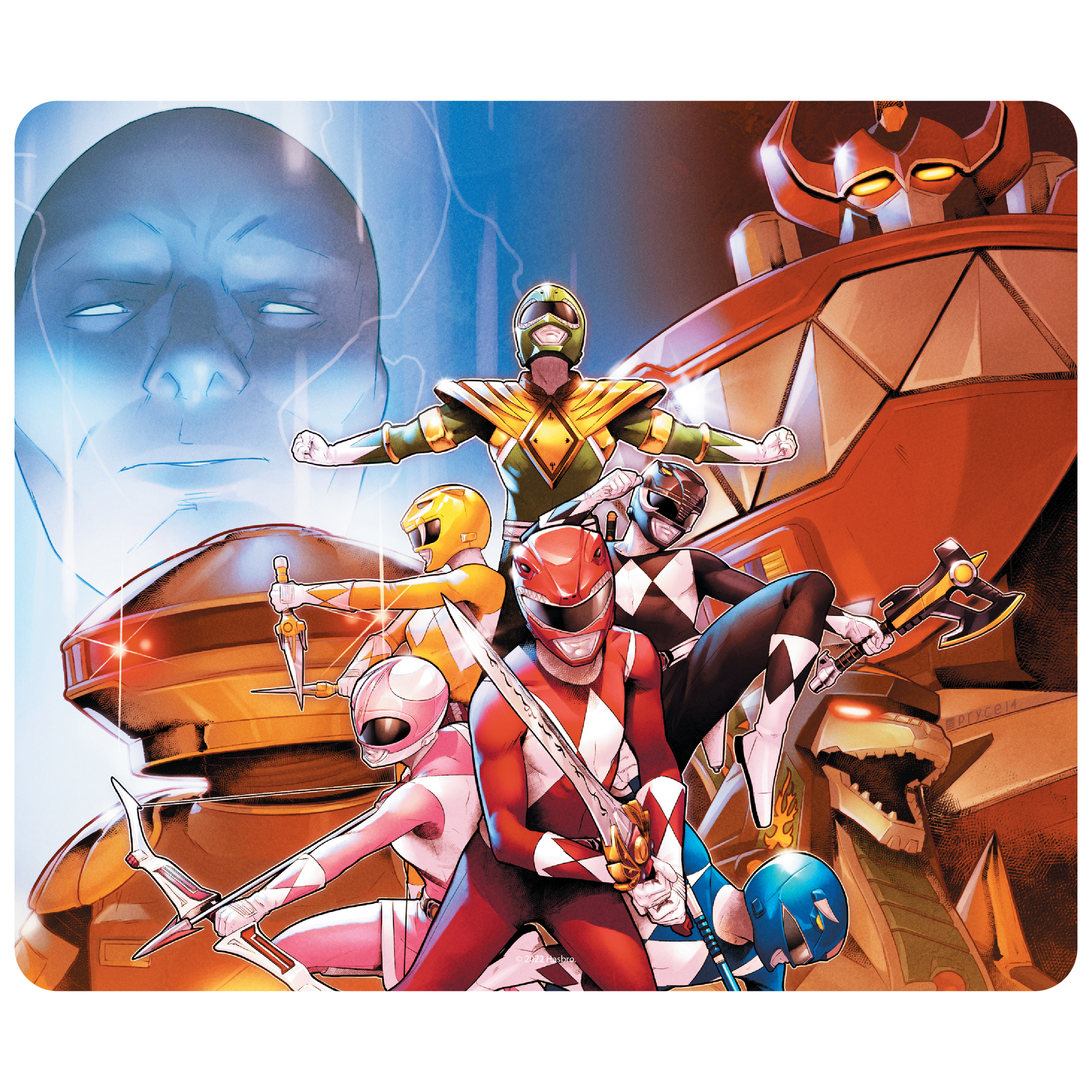 Power Rangers Mouse Pad - Available 3rd Quarter 2022 - Icon Heroes 