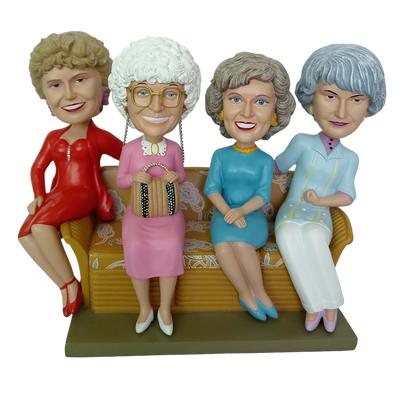 The Golden Girls Four on a Couch Bobblehead Set (Comic Con Exclusive) - Icon Heroes 