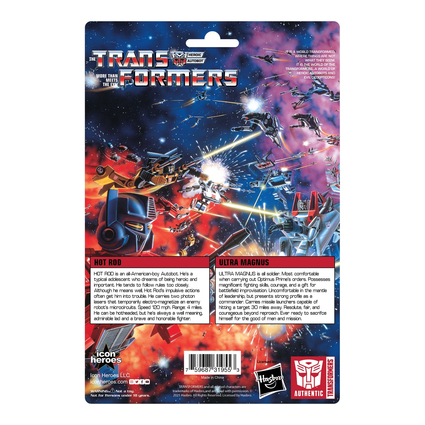 Transformers 35th Anniversary Hot Rod X Ultra Magnus Retro Pin Set (SDCC Exclusive) - Icon Heroes 