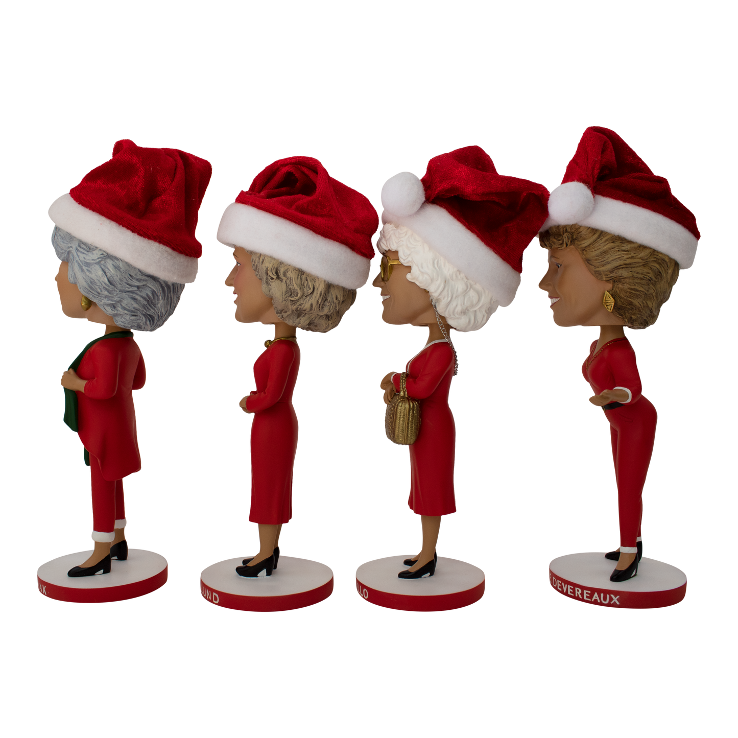 The Golden Girls Polystone Bobbleheads Christmas Edition Set Exclusive - Icon Heroes 