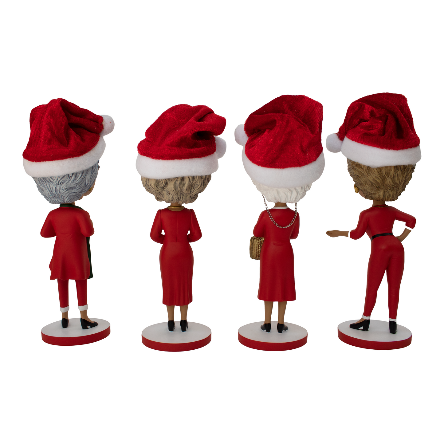 The Golden Girls Polystone Bobbleheads Christmas Edition Set Exclusive - Icon Heroes 