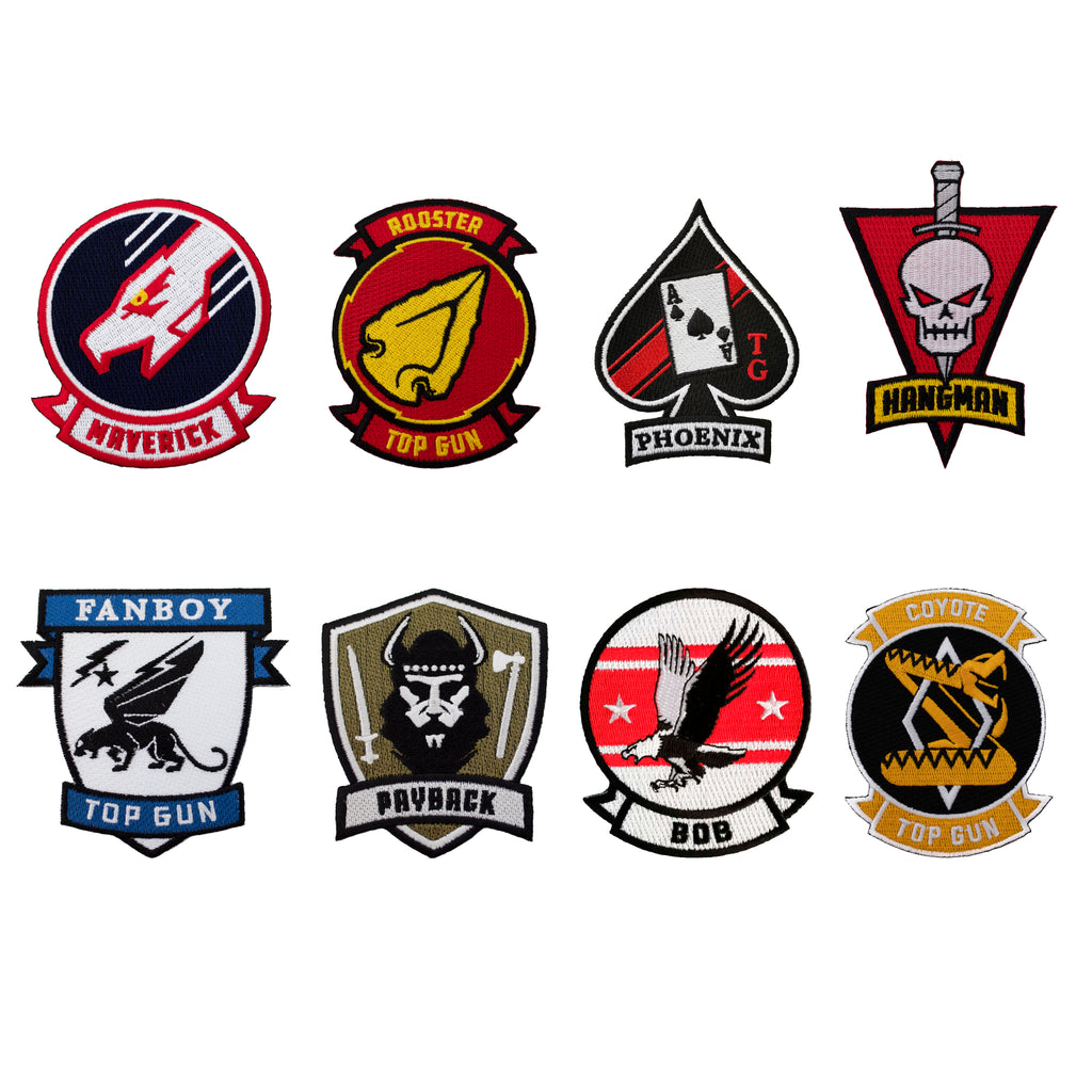 Top Gun Maverick Patches Set