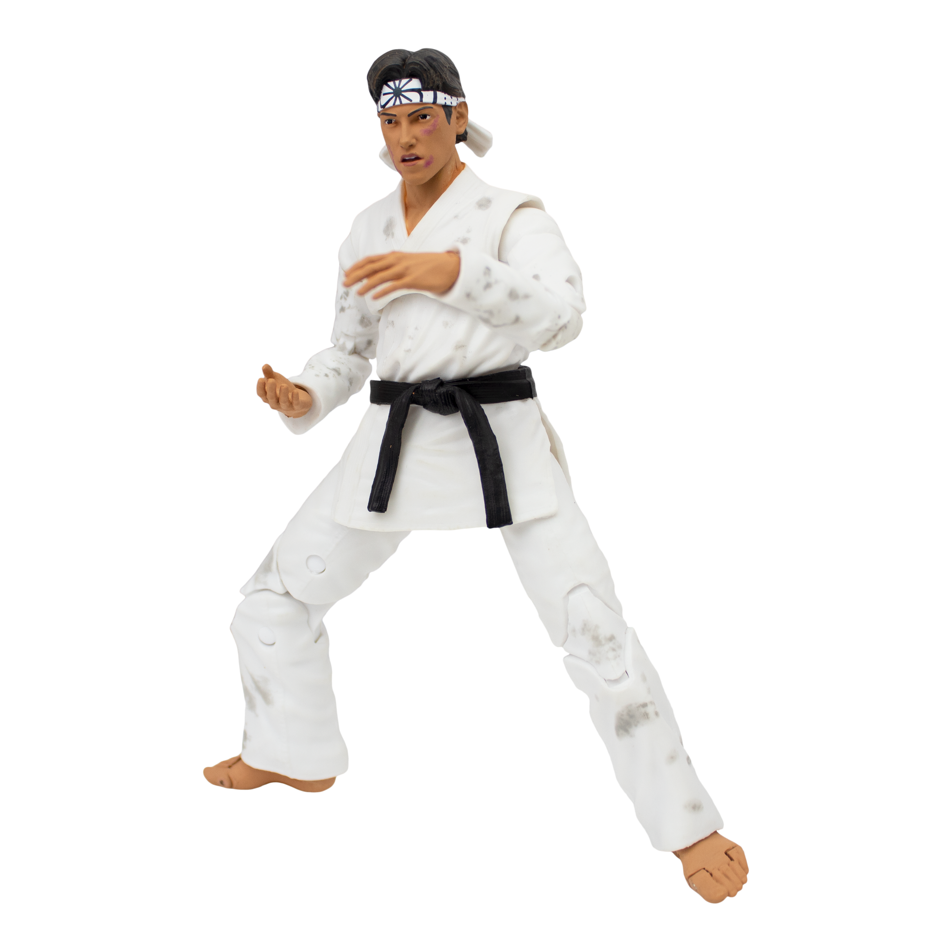 The Karate Kid Battle Damaged Daniel Larusso Action Figure - Calendar Club Exclusive - Icon Heroes 