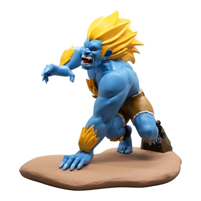 Street Fighter Blanka Champion Edition Unleashed Designer Polystone Statue - Available 1st Quarter 2022 - Icon Heroes 