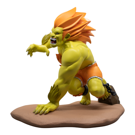 Street Fighter 2 Blanka Unleashed Designer Polystone Statue - Available 1st Quarter 2022 - Icon Heroes 