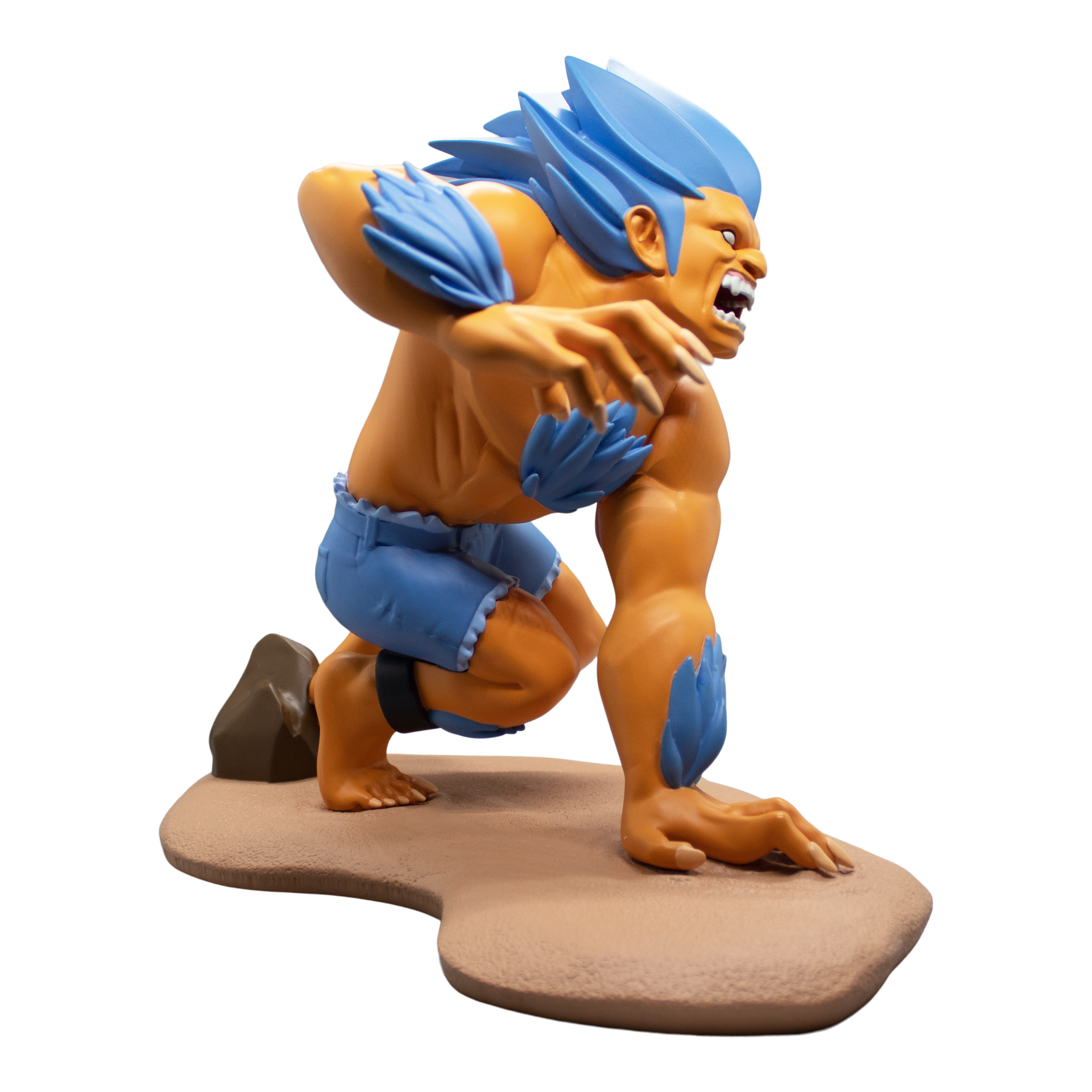 Street Fighter Blanka Player 2 Unleashed Designer Polystone Statue - Available 1st Quarter 2022 - Icon Heroes 