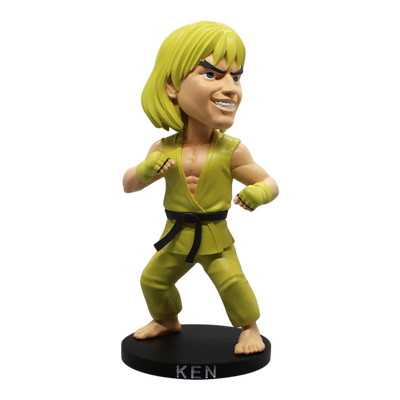Street Fighter Ken Masters Yellow Gi Polystone Bobblehead - Available 3rd Quarter 2021 - Icon Heroes 